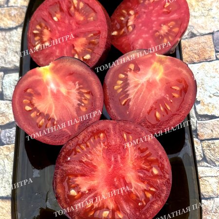 Томат КЛУБНИЧНЫЙ ВОДОПАД ПОЛОСАТЫЙ